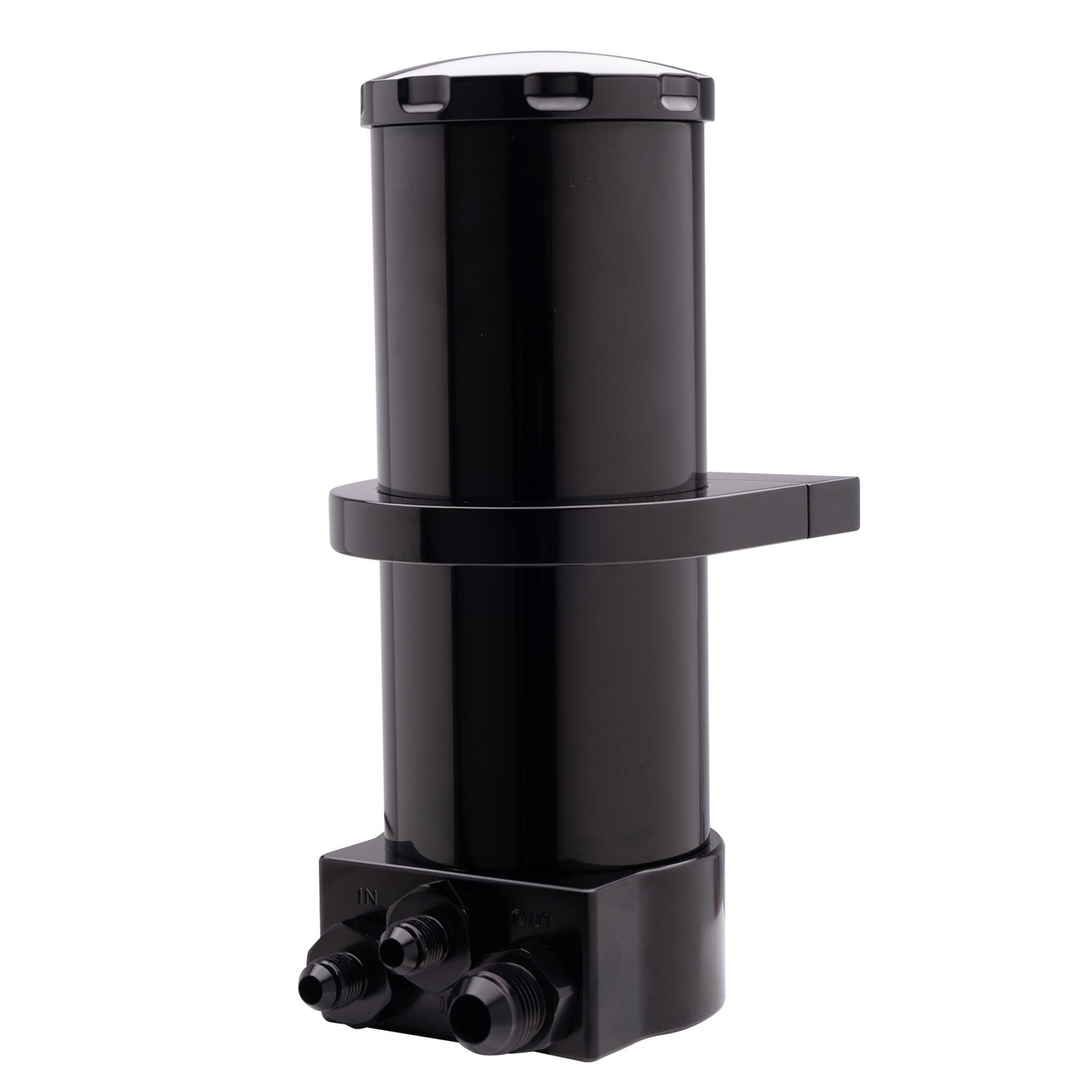 Billet Specialties BLK77810 Hydroboost Power Steerin Reservoir w/Bkt Black Billet Specialties BLK77810
