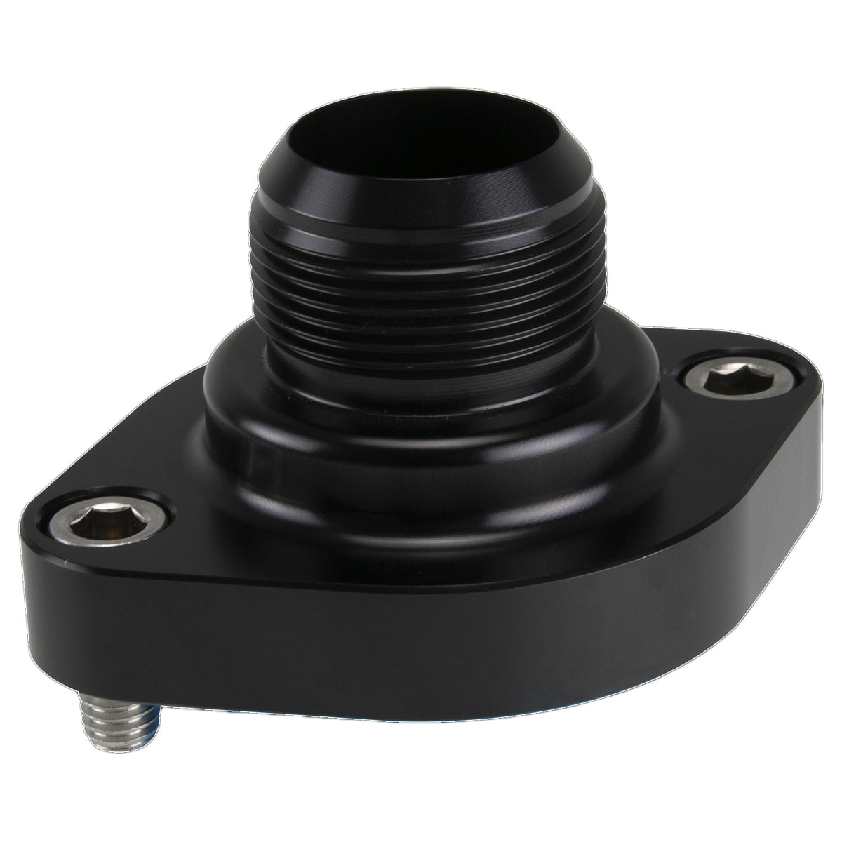 Billet Specialties BLK90825 Thermostat Housing -20 AN Mopar Style Black Billet Specialties BLK90825
