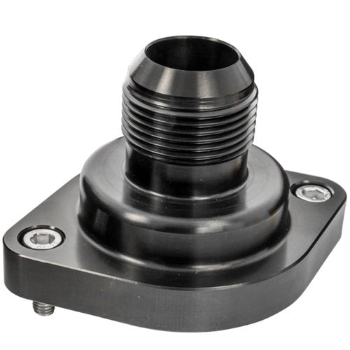 Billet Specialties BLK90900 LS Thermostat Housing w/ 16AN Male Nipple Black Billet Specialties BLK90900