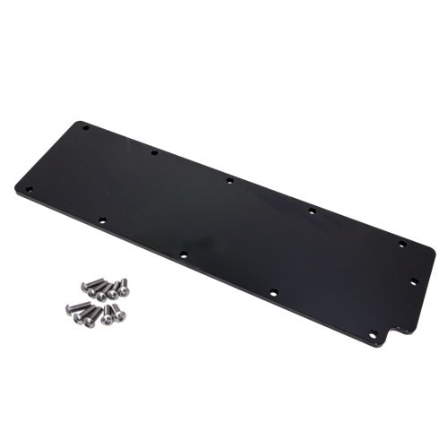 Billet Specialties BLK95059 LS Plain Valley Cover Black Billet Specialties BLK95059