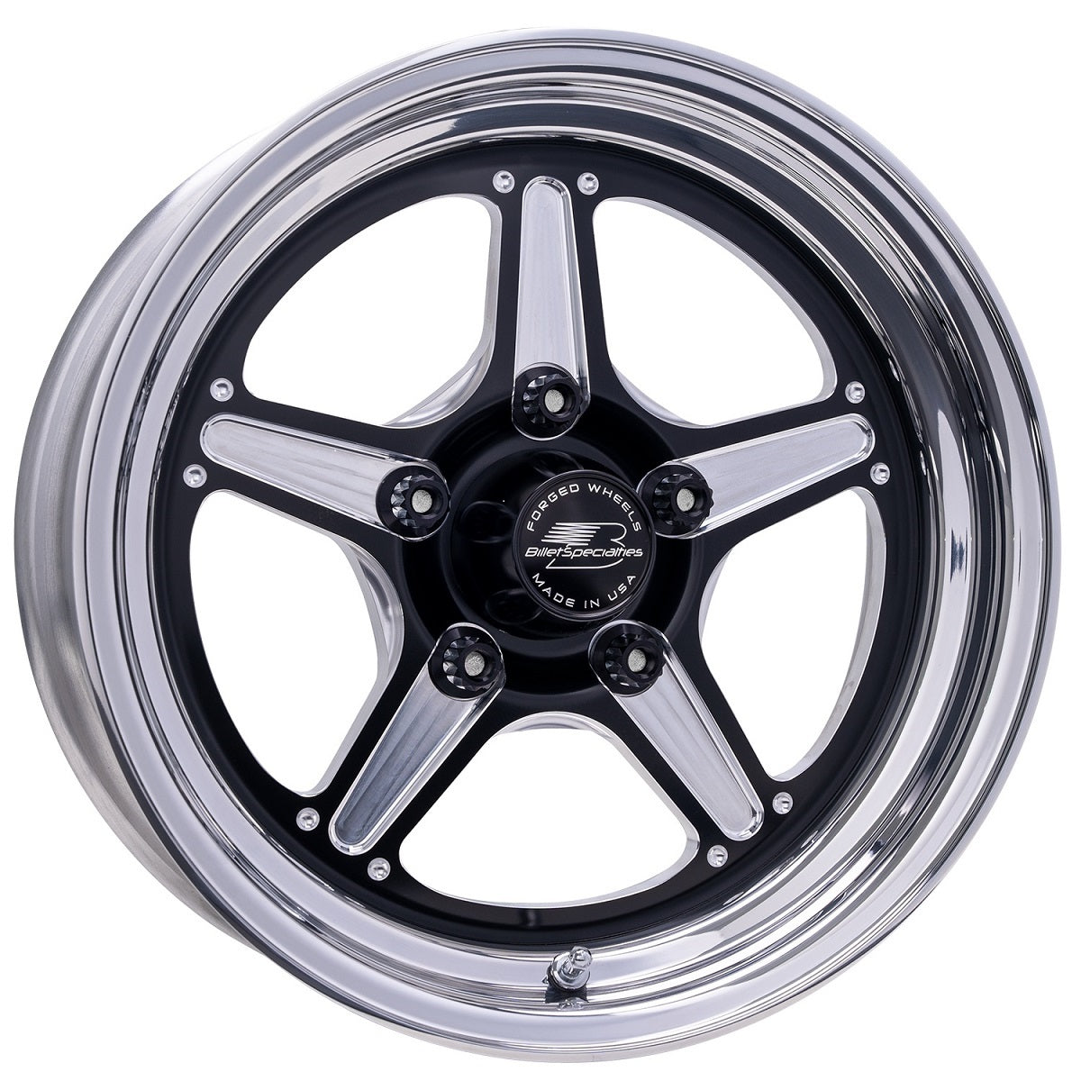 Billet Specialties BRS23580L6145 Street Lite Black Wheel 15X8 4.5IN BS Billet Specialties BRS23580L6145