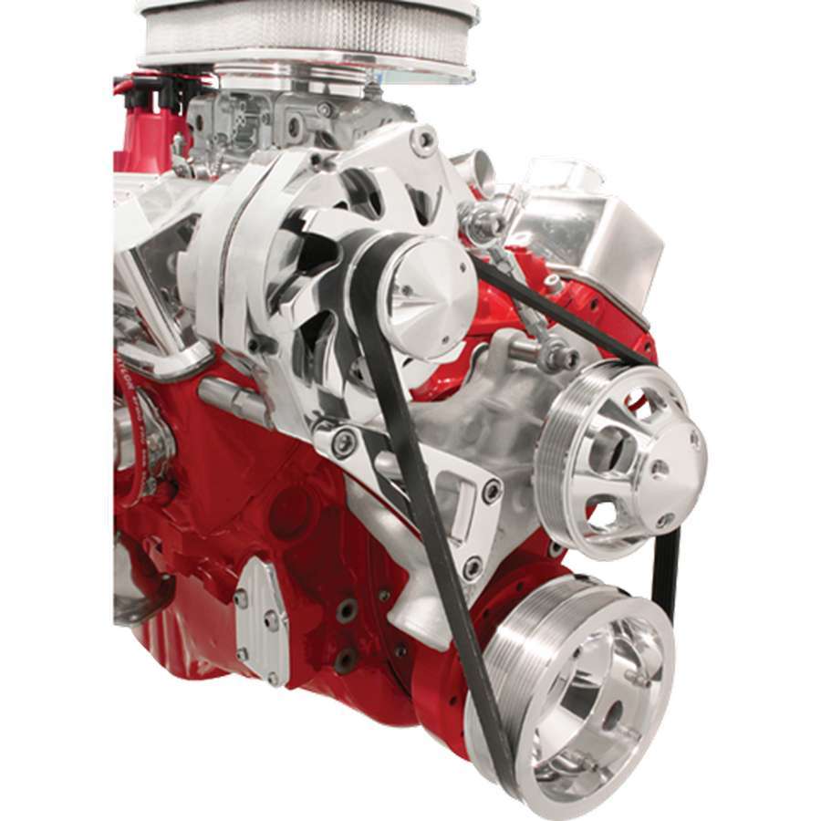 Billet Specialties FM0109PC SBC Alt Bracket LWP Top Mount Passenger Side Billet Specialties FM0109PC