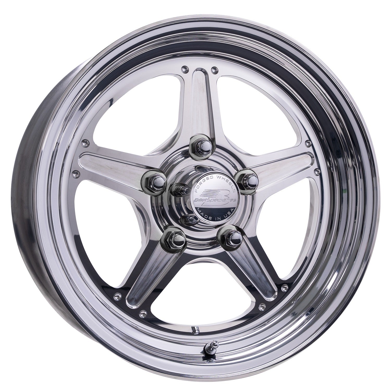 Billet Specialties RS23535F6117 Street Lite Wheel 15X3.5 1.75 BS 5X4.75 BC Billet Specialties RS23535F6117