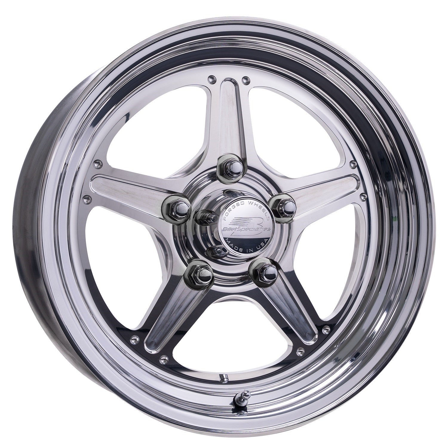Billet Specialties RS23535F6517 Street Lite Wheel 15X3.5 1.75BS 5X4.5 BC Billet Specialties RS23535F6517