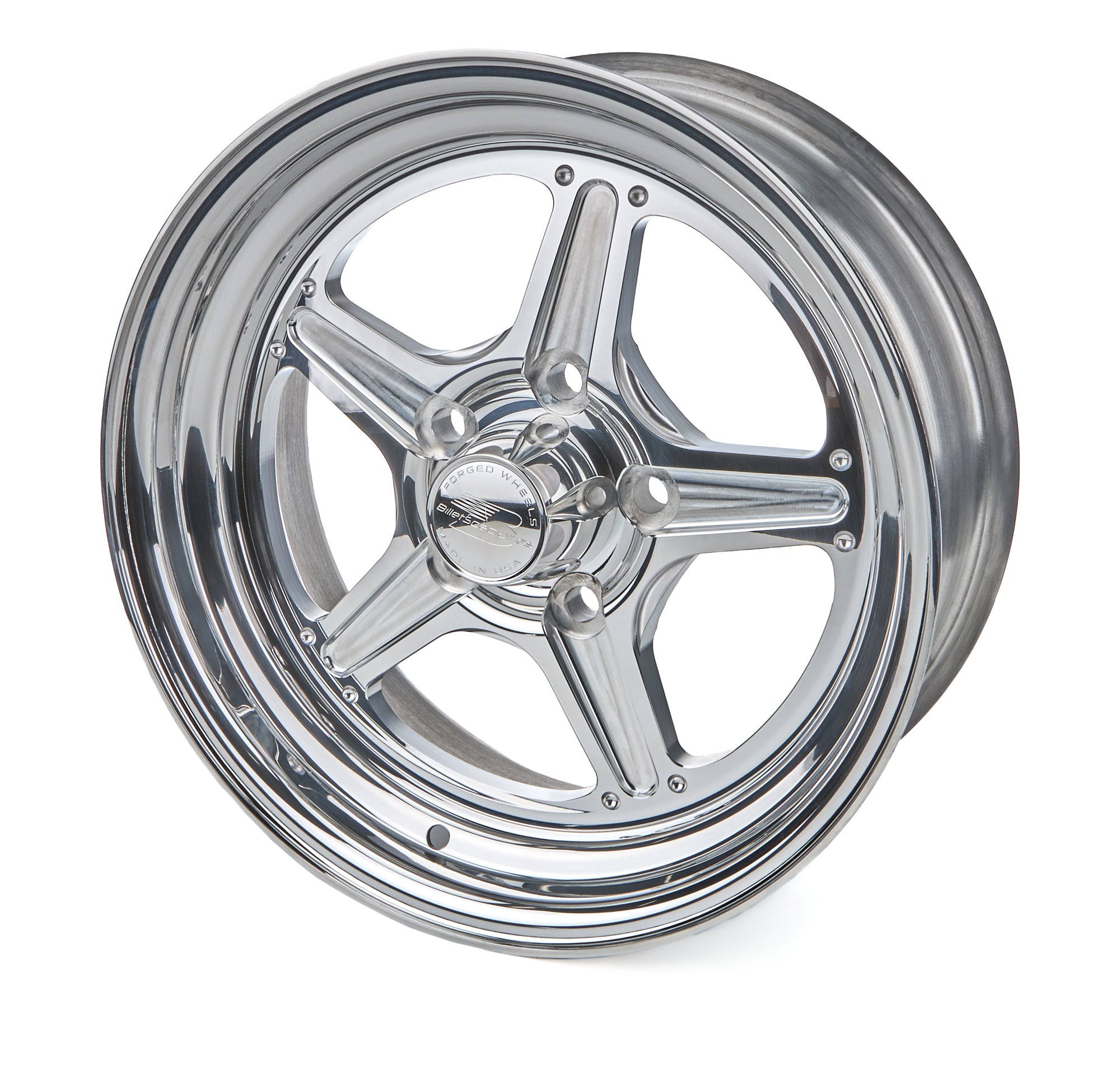 Billet Specialties RS23560L6535 Street Lite Wheel 15x6 3.5 BS 5x4.5 BC Billet Specialties RS23560L6535
