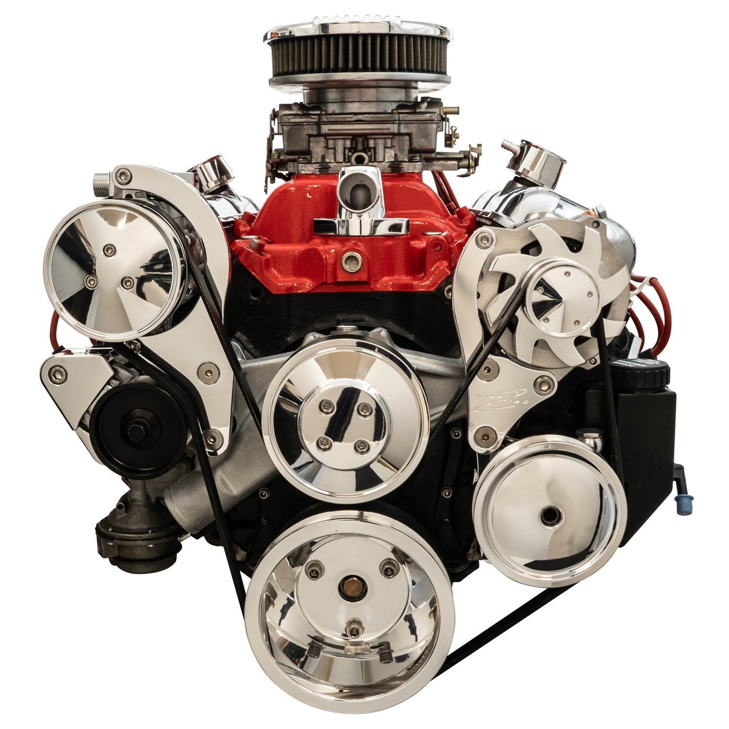 Billet Specialties ST1420 Street Trac BBC Smooth Style Polished Billet Specialties ST1420