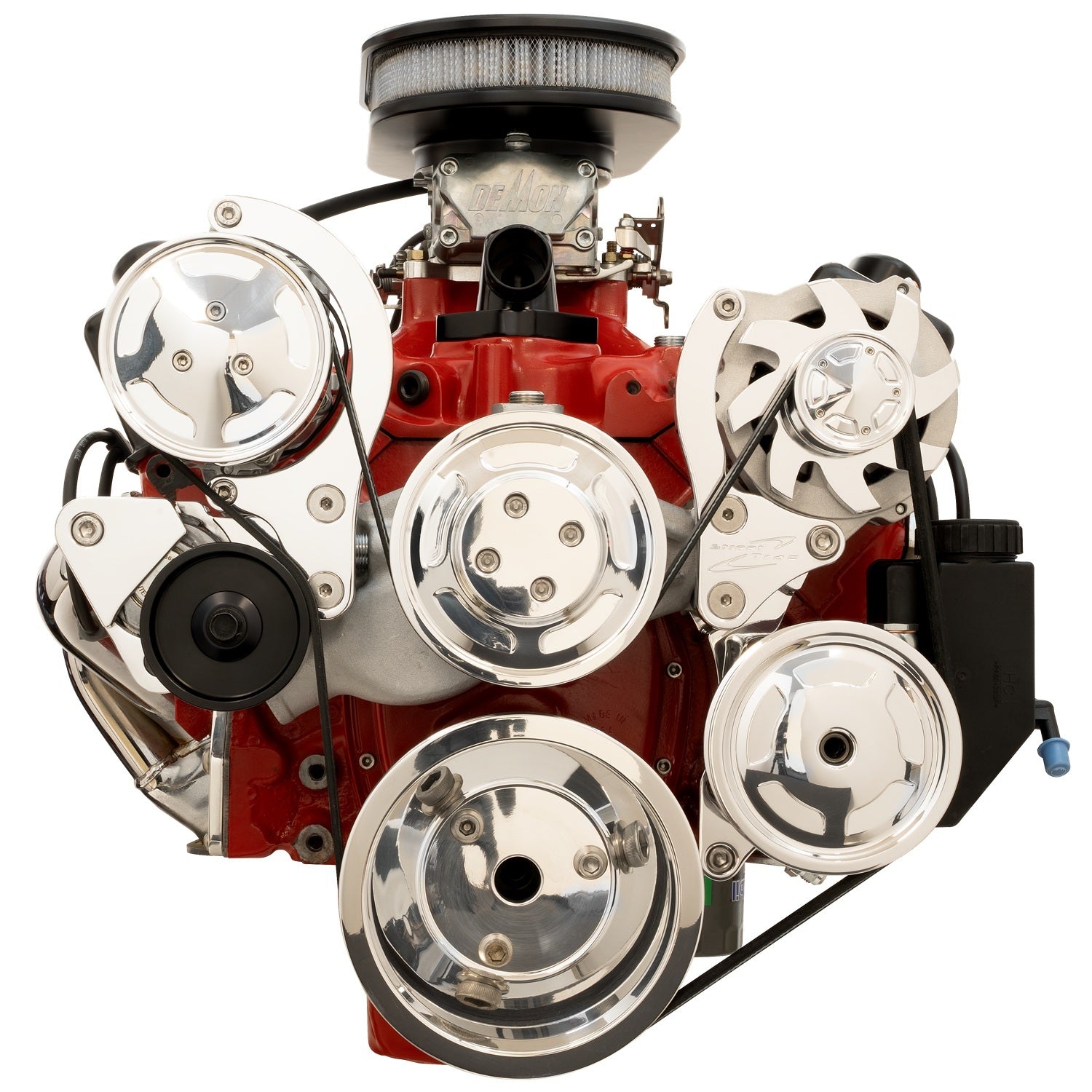 Billet Specialties ST2320 Street Trac SBC Tec Style Polished Billet Specialties ST2320