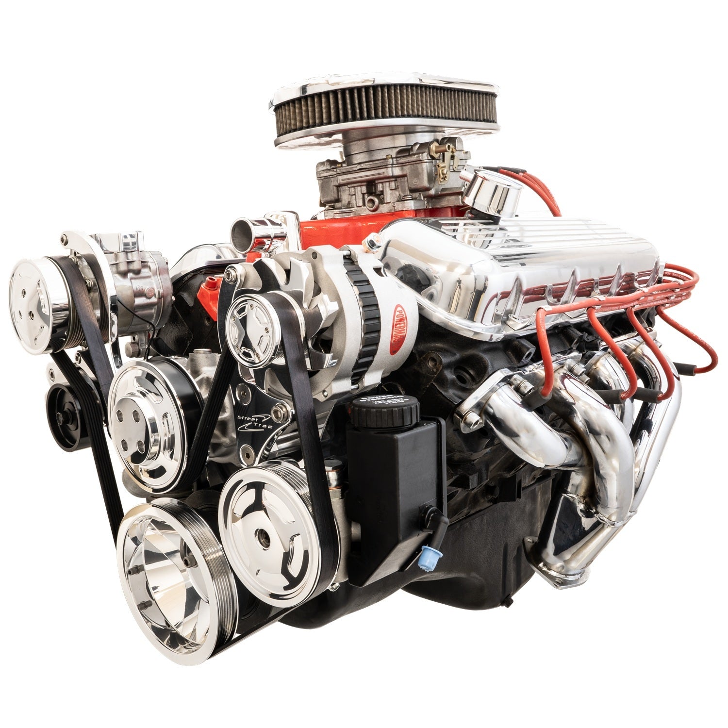 Billet Specialties ST2420 Street Trac BBC Tec Style Polished Billet Specialties ST2420