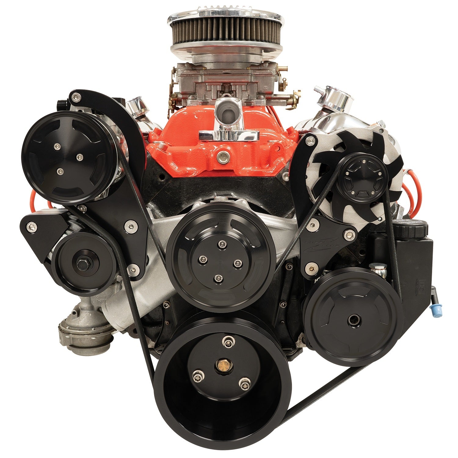 Billet Specialties STB2420 Street Trac BBC Tec Style Black Billet Specialties STB2420