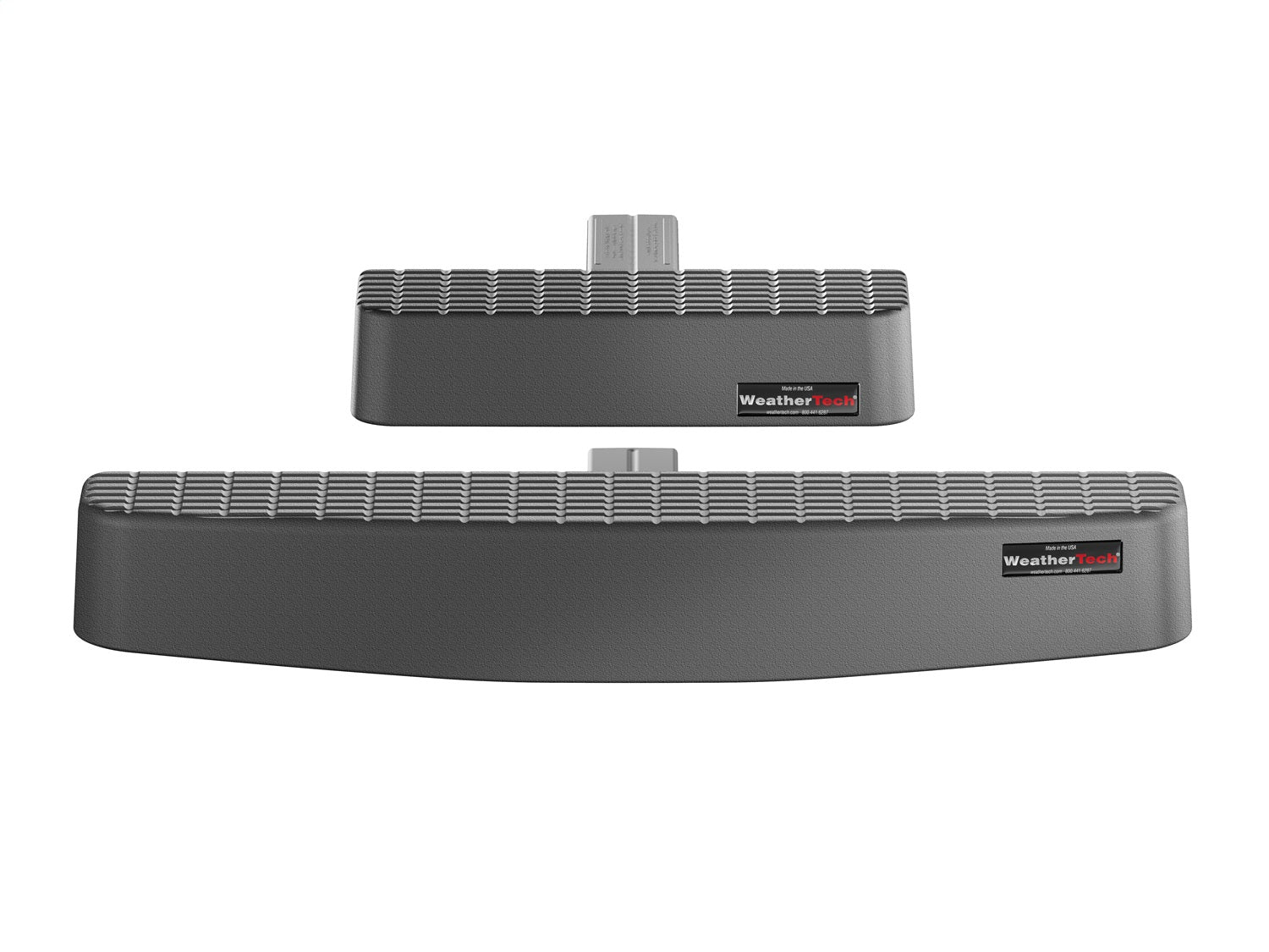 Weathertech 81BS1XLSS BumpStep®XL; Black; w/Theft Deterrent Stainless Hardware; Weathertech 81BS1XLSS