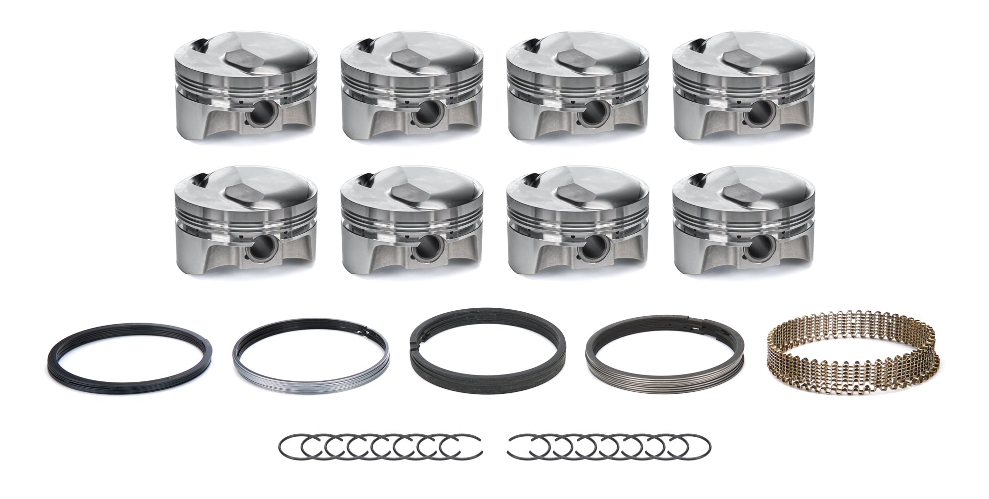 Bullet Series BBC5110-060-SET BBC Dome Piston Set w/Rings 4.310 Bore Bullet Series BBC5110-060-SET