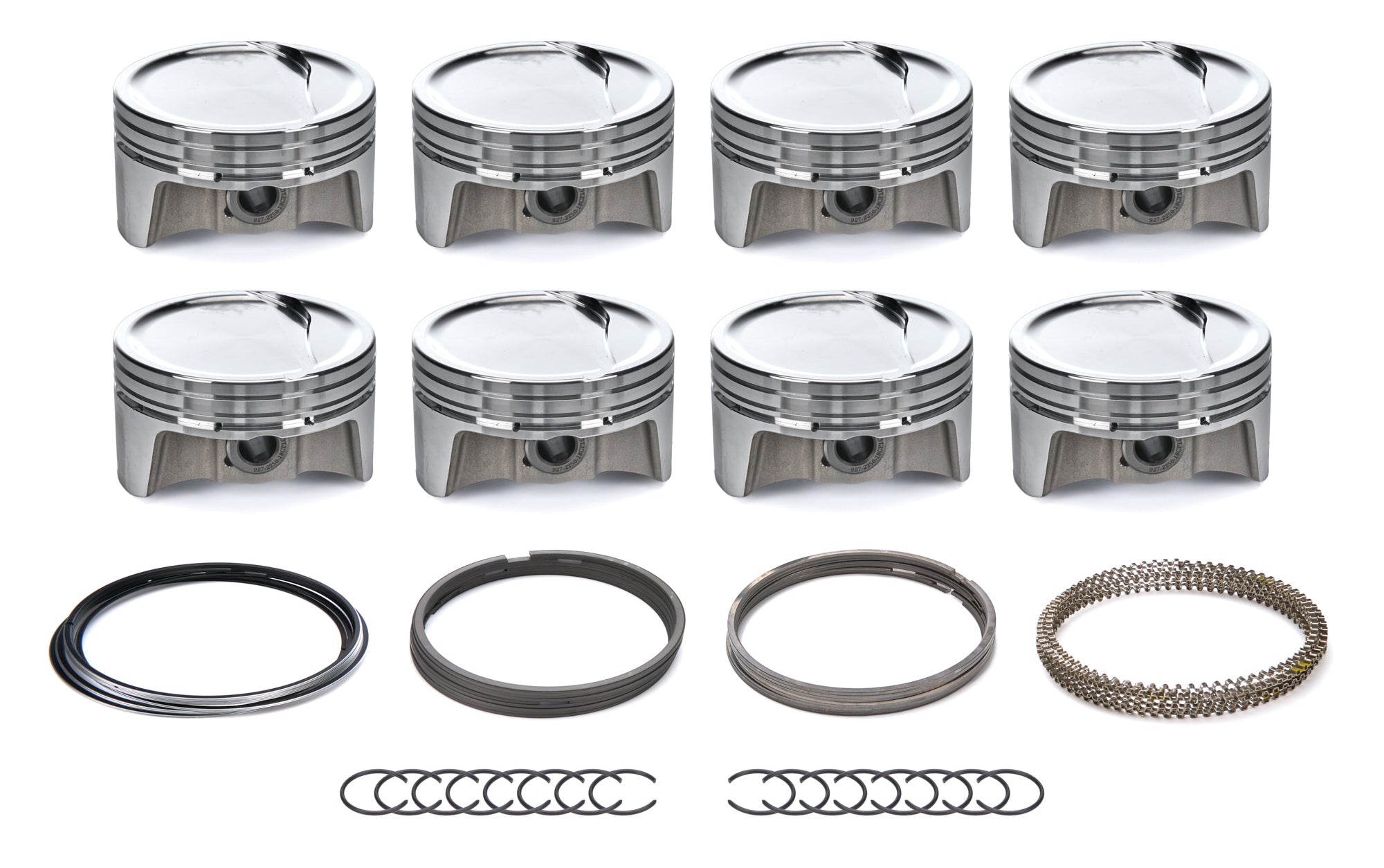Bullet Series BLS1118-030-SET GM LS Dished Piston Set w/Rings 4.030 Bore Bullet Series BLS1118-030-SET