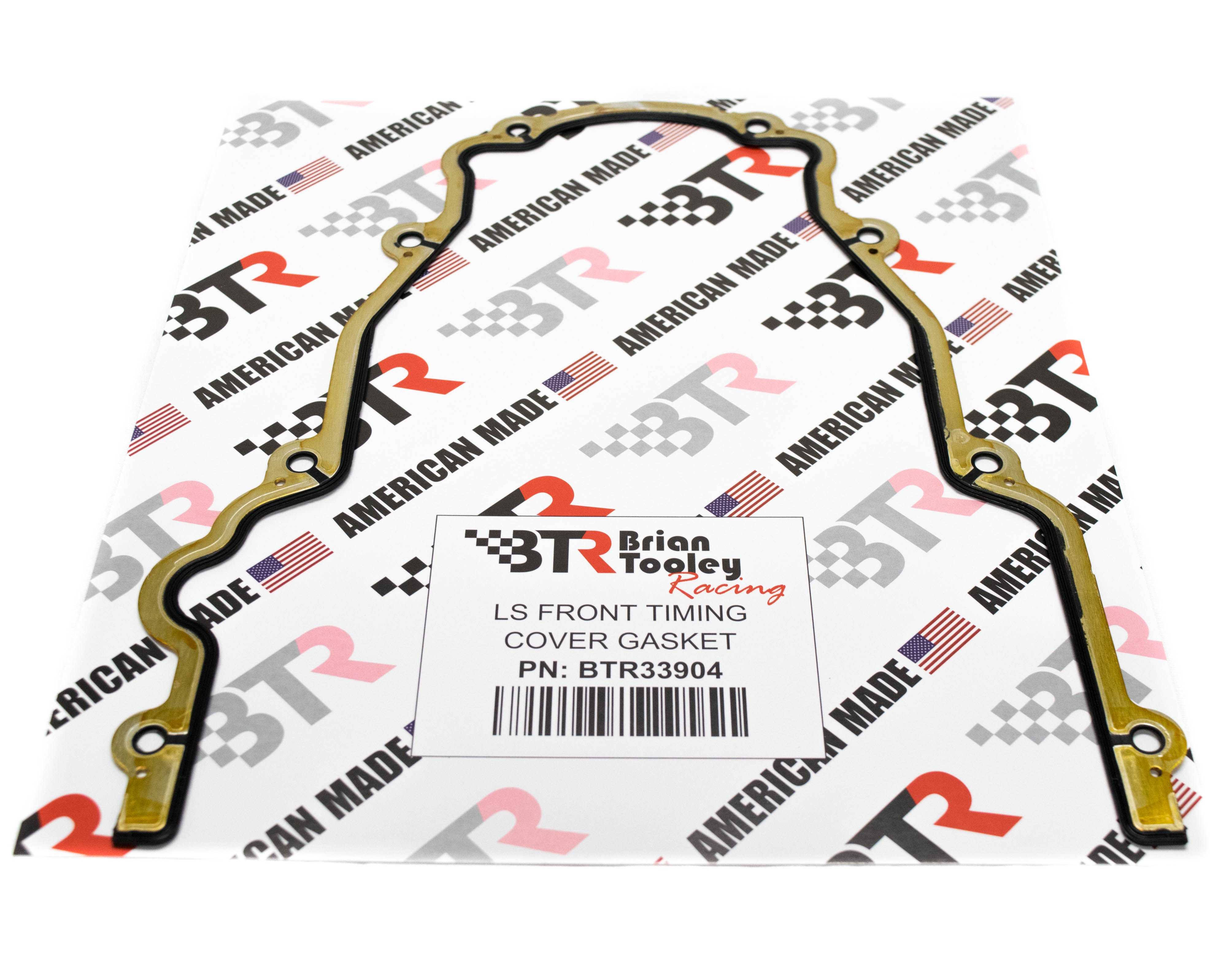 Brian Tooley Racing BTR33904 LS Timing Cover Gasket Brian Tooley Racing BTR33904