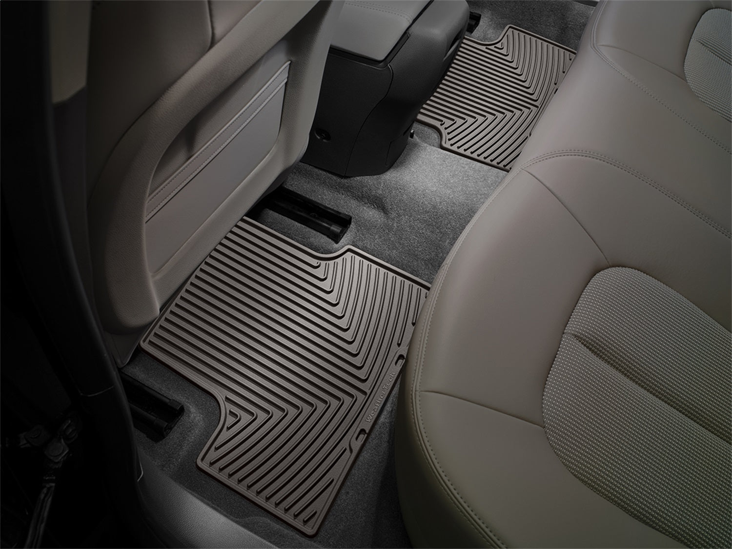 Weathertech W431CO All Weather Floor Mats; Cocoa; Rear; Weathertech W431CO
