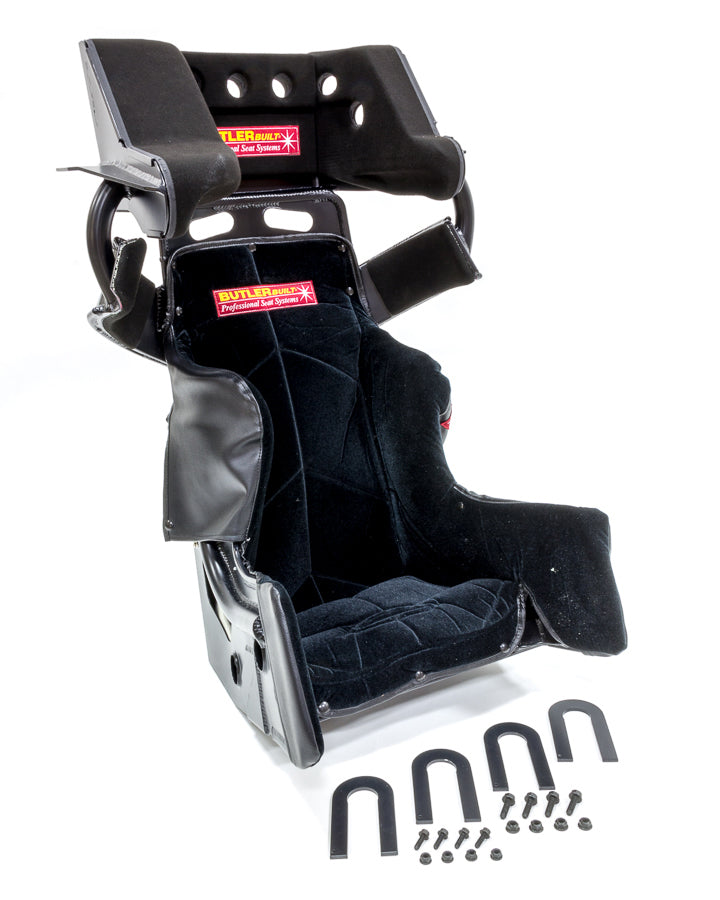 Butler Built ADV-17308-03-4001-FB Seat 17-1/2in Sprint Adv Slide Job Flat Black Butler Built ADV-17308-03-4001-FB