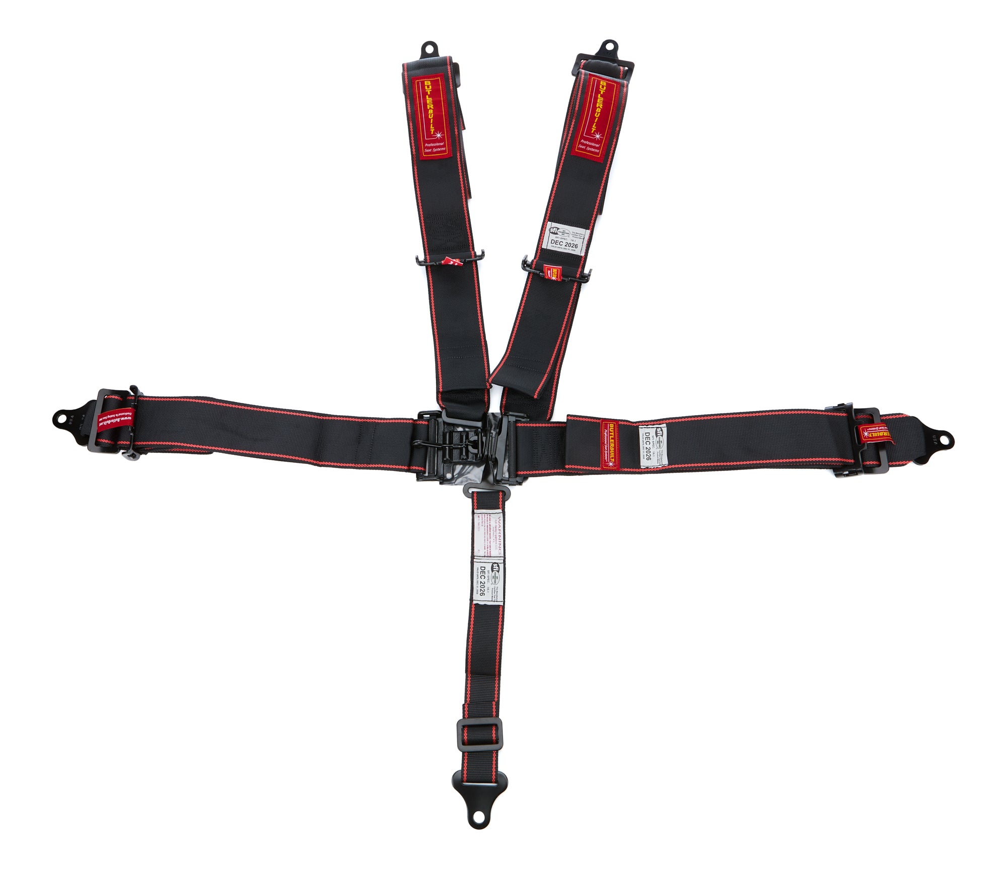 Butler Built BB1156901 Harness 5pt L&L P/U 3in Black Butler Built BB1156901