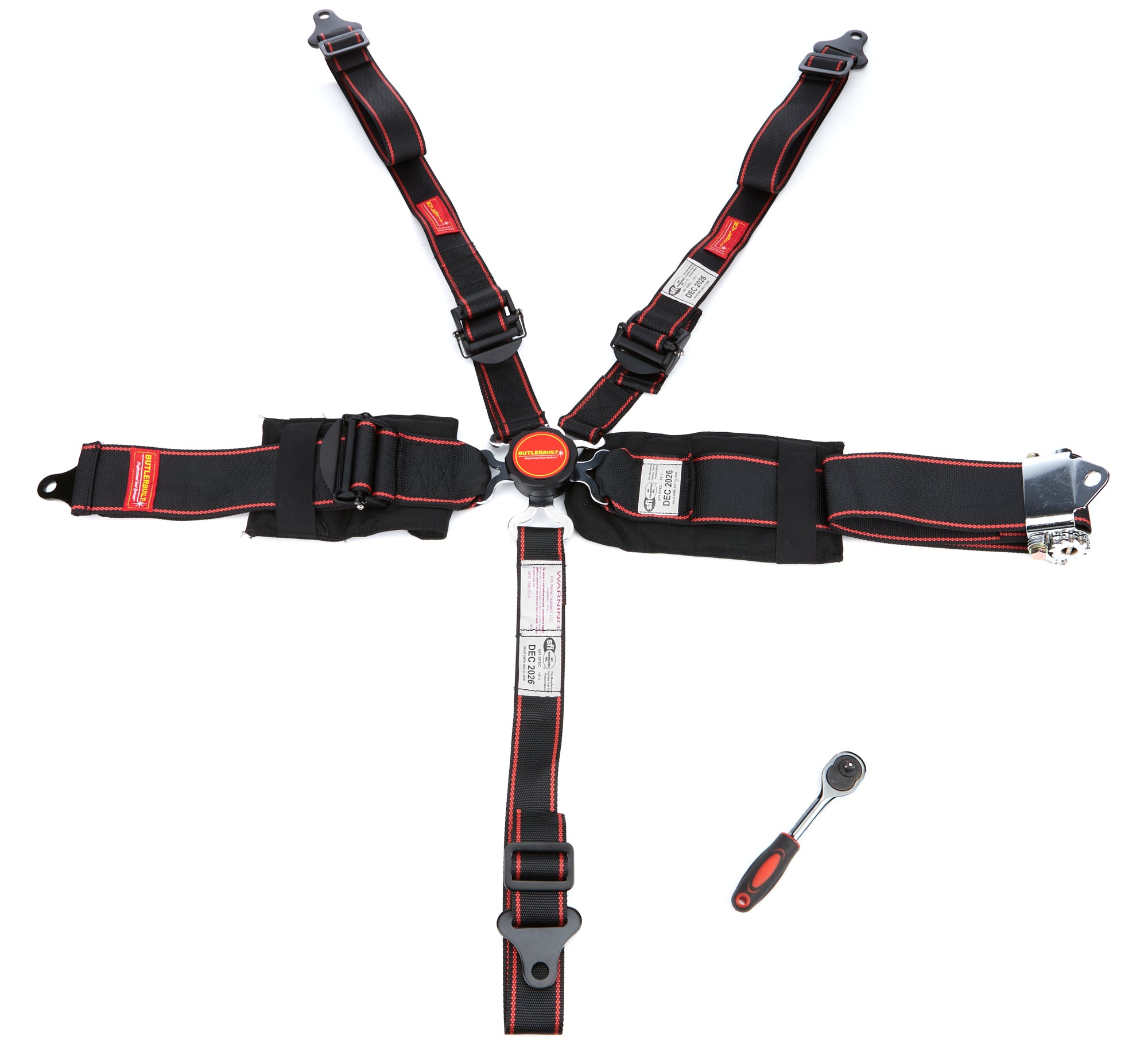 Butler Built BB1220200 Harness Elite 5pt Camlock P/U Ratchet Blk Butler Built BB1220200