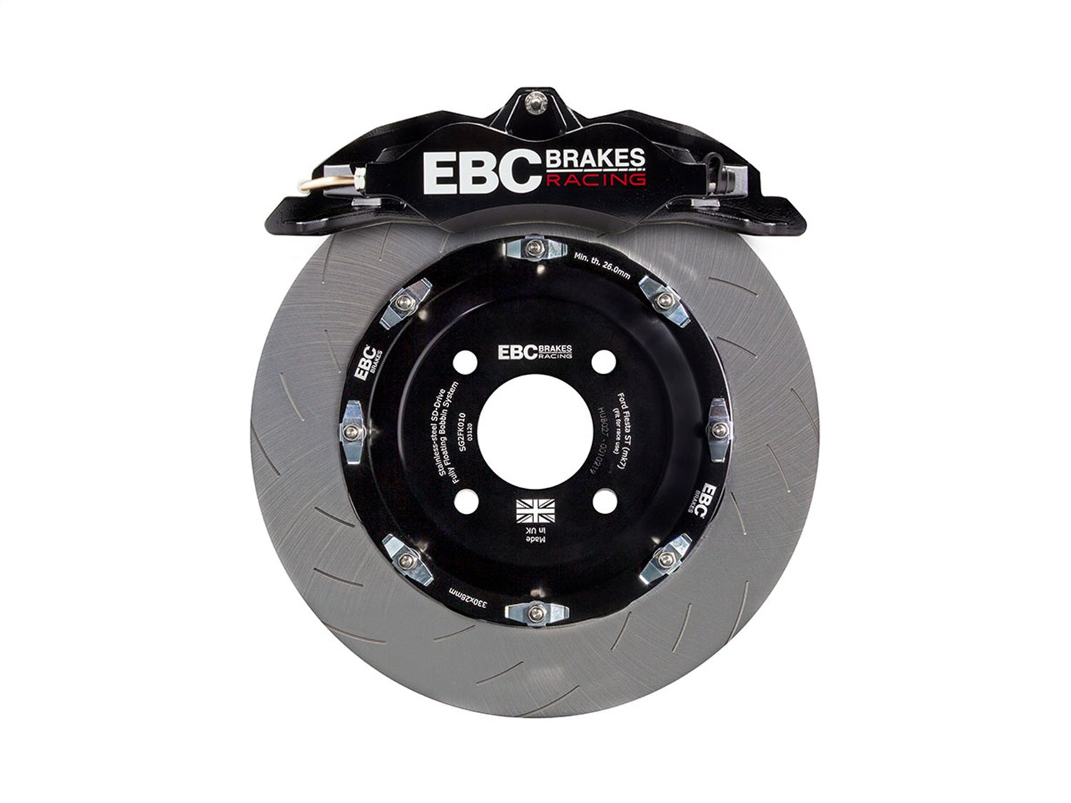 EBC Brakes Racing BBK015BLK-1 EBC Big Brake Kit EBC Brakes Racing BBK015BLK-1
