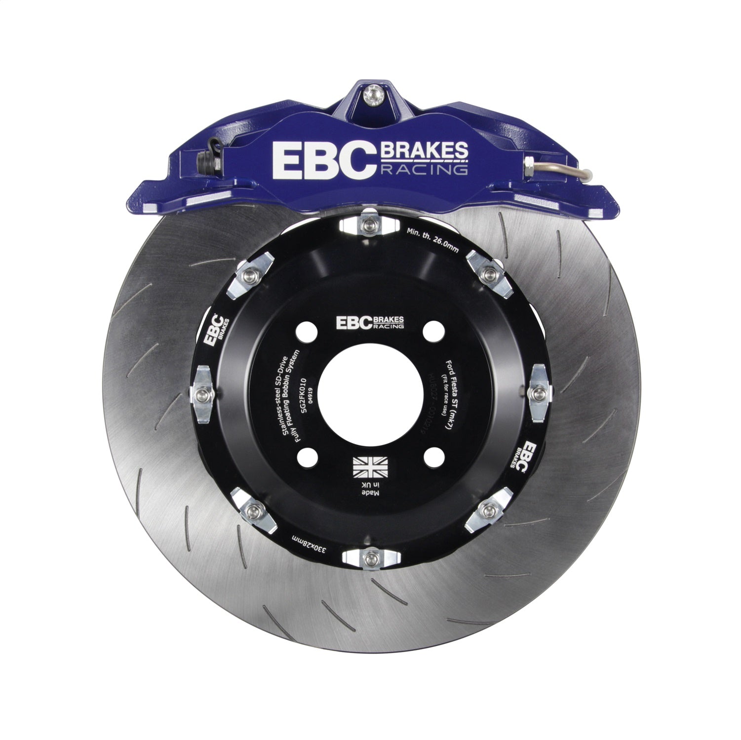 EBC Brakes Racing BC6102BLU-R Apollo-6 Brake Caliper EBC Brakes Racing BC6102BLU-R