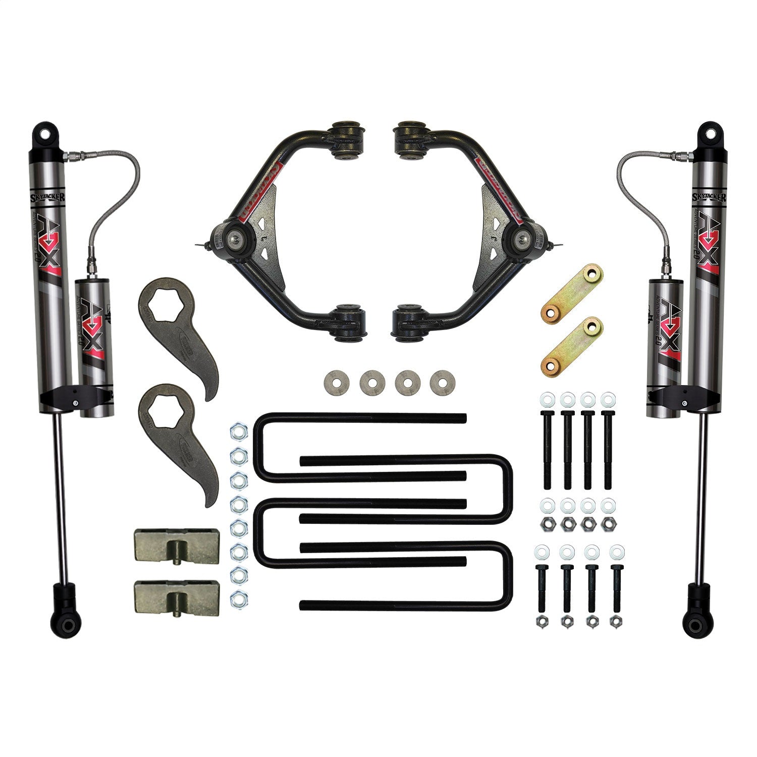 Skyjacker C11350KX 3-3.5 in. Suspension Lift Kit With ADX 2.0 Remote Reservoir Shocks. Skyjacker C11350KX