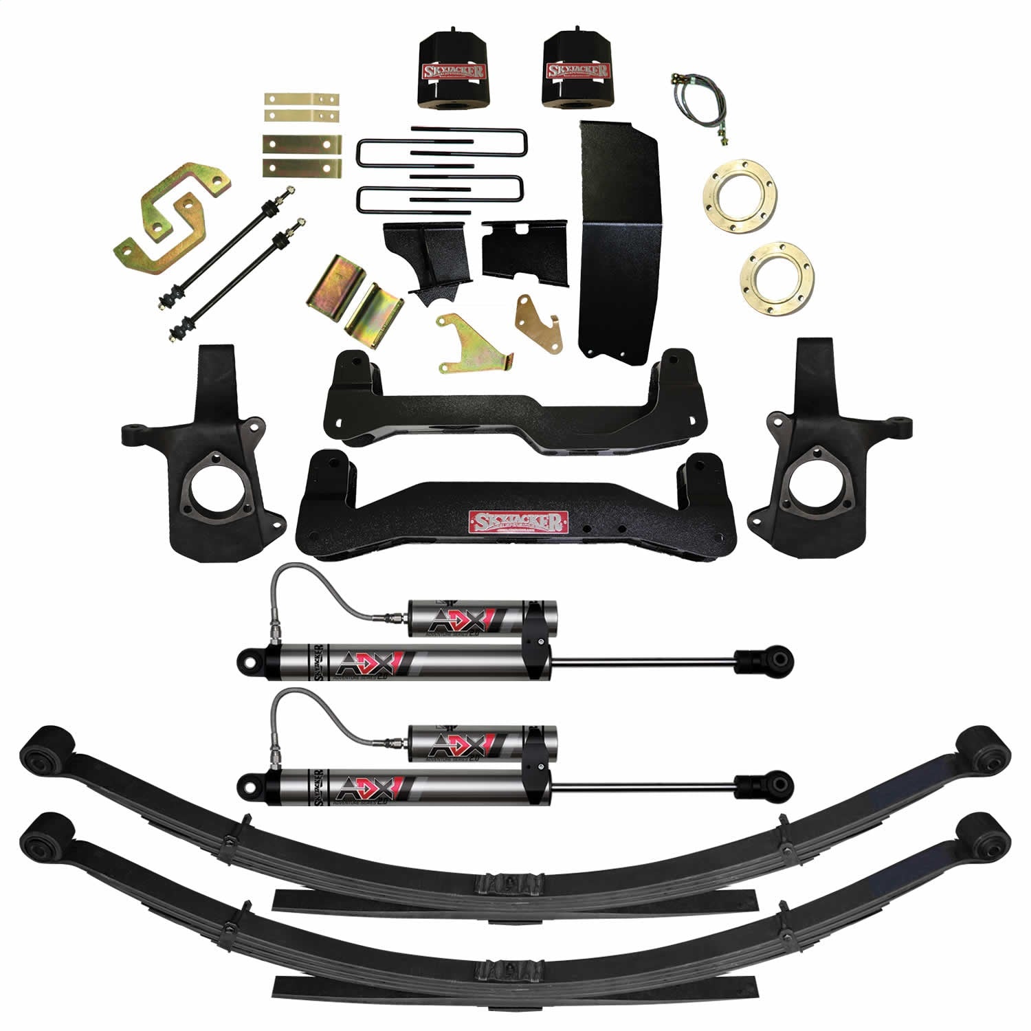 Skyjacker C14660PKS-X 6-7 In. Suspension Lift System With ADX 2.0 Remote Reservoir Shocks. Skyjacker C14660PKS-X