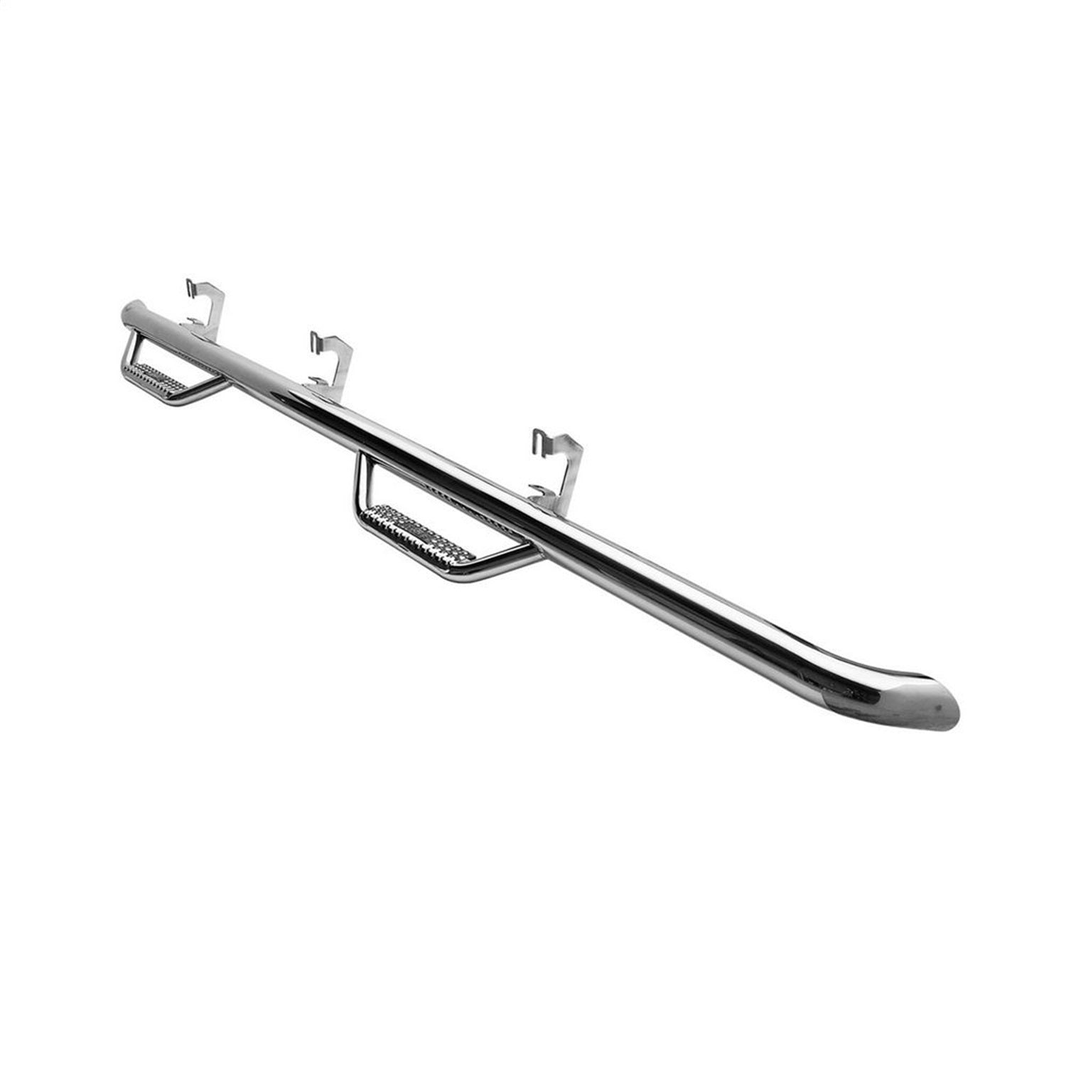 N-Fab Nerf Step Wheel-To-Wheel; Stainless Steel; 4 Step; Smittybilt C1489QC-SS