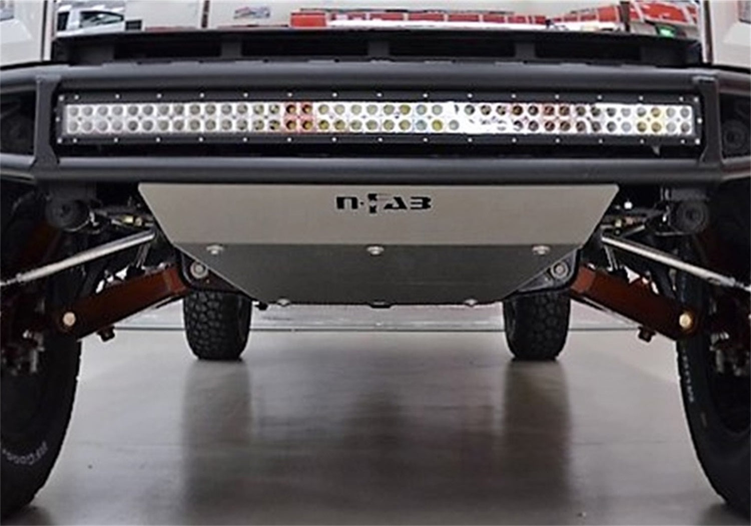 N-Fab C161MRDS-TX M-RDS PreRunner Front Bumper (1 Pc)-16-18 (19 Leg) Silv 1500-TX Blk N-Fab C161MRDS-TX