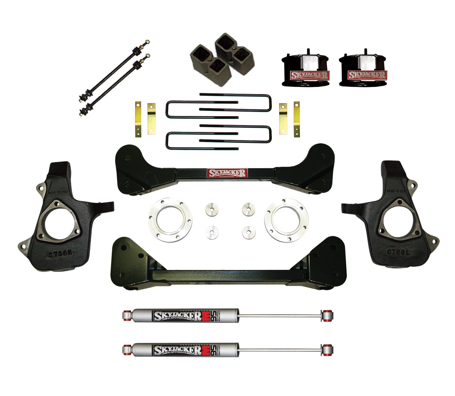 Skyjacker C7360PK-M 4IN. KT; 07-13 GM1500 SPCR; 4MON Skyjacker C7360PK-M