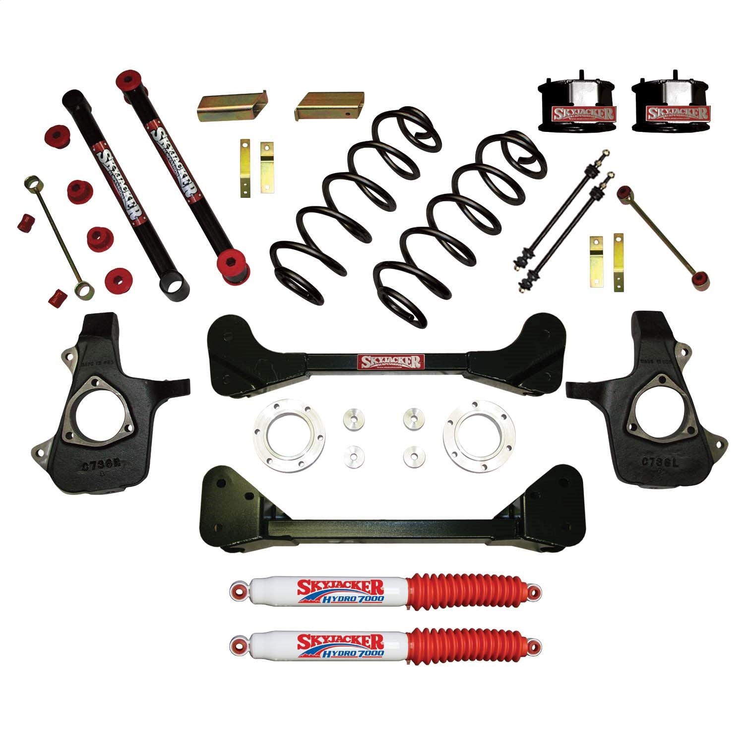 Skyjacker C7360SK-H 4IN. KT; 07-13 GM SUV; SPCR; 4HYD Skyjacker C7360SK-H