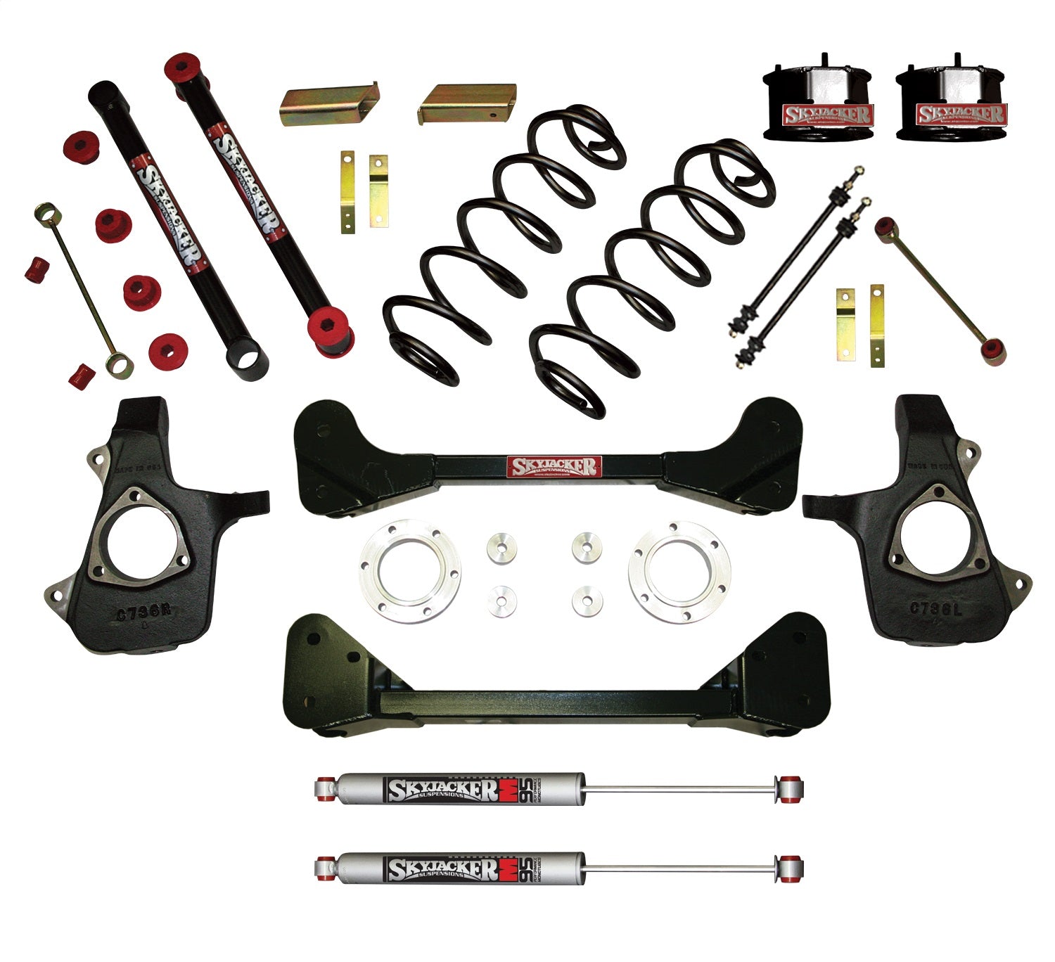 Skyjacker C7360SK-M 4IN. KT; 07-13 GM SUV; SPCR; 4MON Skyjacker C7360SK-M
