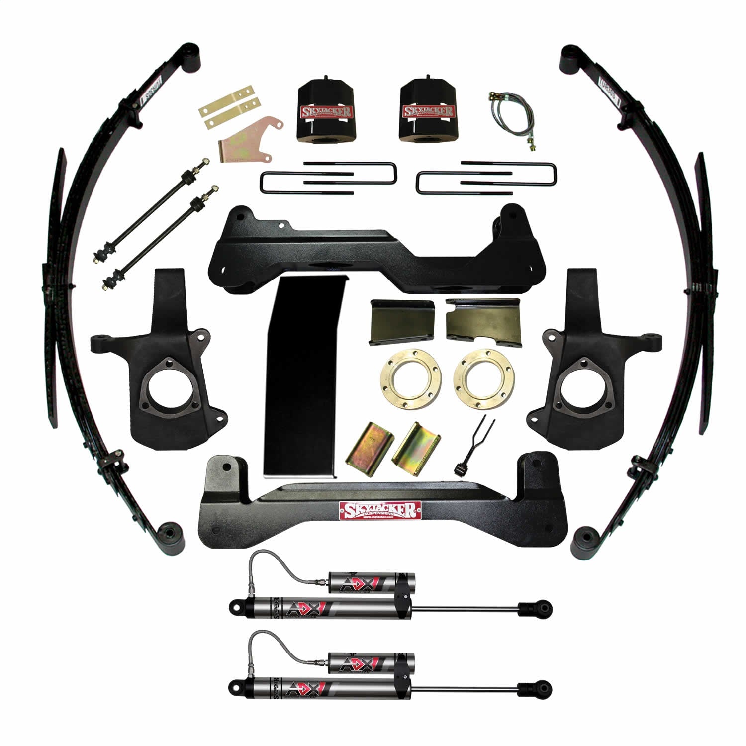 Skyjacker C7660PKS-X 6 In. Suspension Lift System With ADX 2.0 Remote Reservoir Shocks. Skyjacker C7660PKS-X