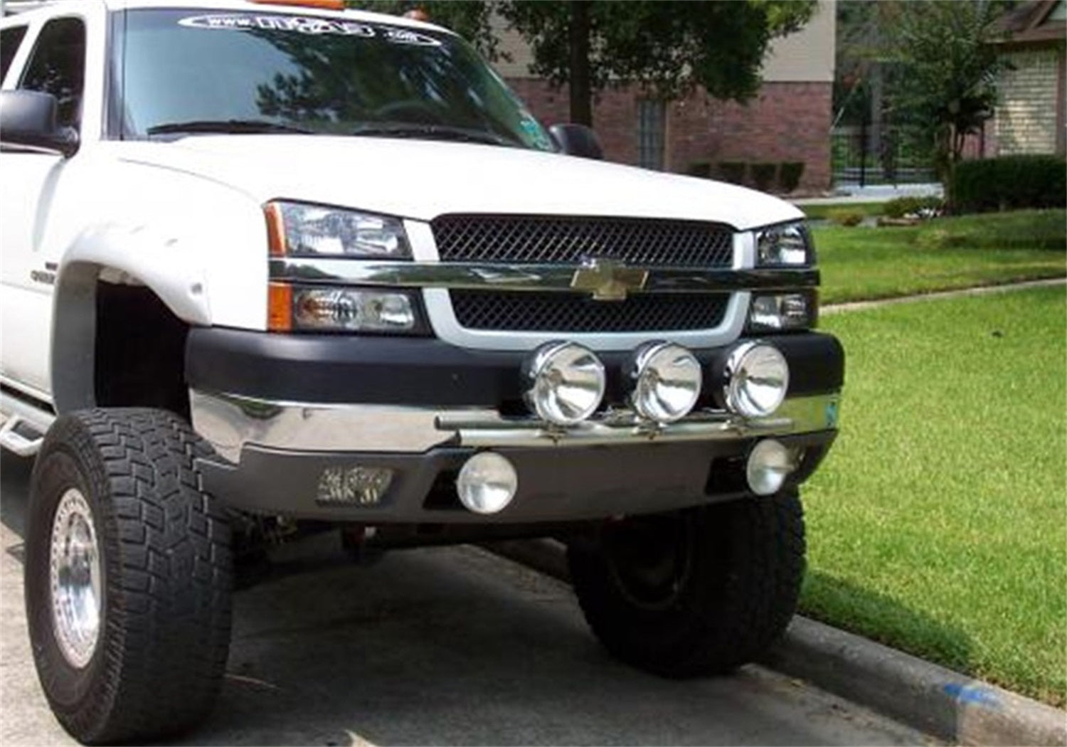 N-Fab C995LB Light Mounting-Light Bar (4-9in.)-99-02 Silv-Gloss Blk N-Fab C995LB