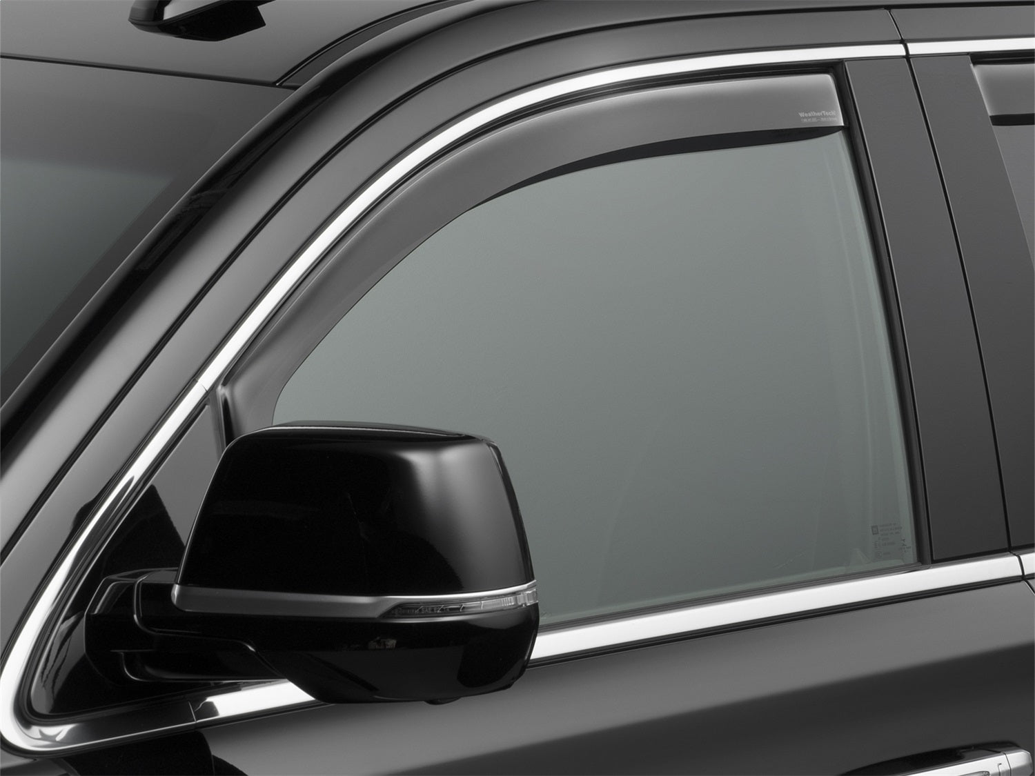 Weathertech 82750IM Side Window Deflector; Front And Rear; Dark Tint; Weathertech 82750IM