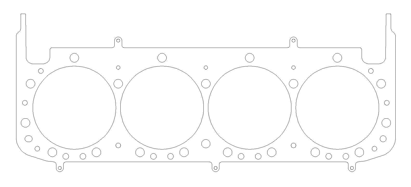 Cometic Gasket Automotive C5215-040 4.270 MLS Head Gasket SBC w/4.5in Bore Centers Cometic Gasket Automotive C5215-040