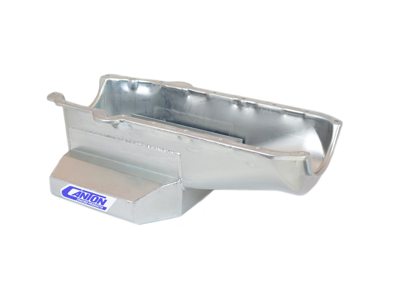 Canton 15-240T SBC Vette Road Race Oil Pan - 1pc. Rear Main Canton 15-240T