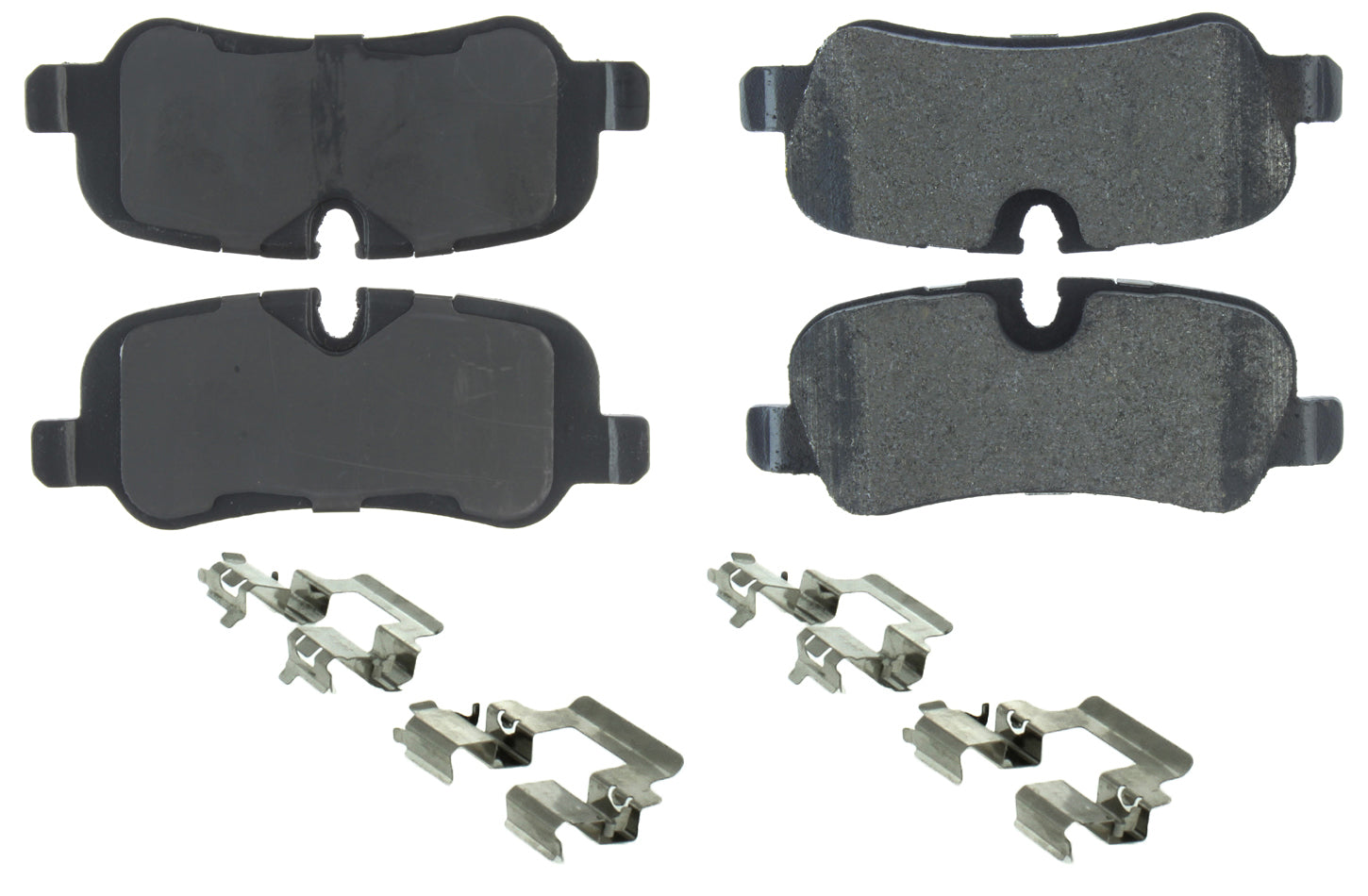 Centric Parts 104.1099 Posi-Quiet Semi-Metallic Brake Pads with Hardwar Centric Parts 104.1099