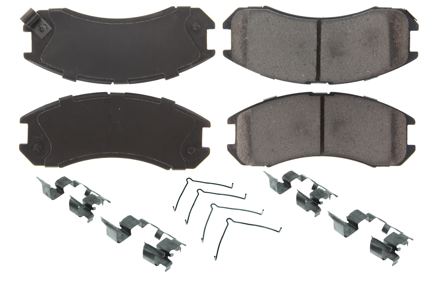 Centric Parts 105.0399 Posi-Quiet Ceramic Brake Pads with Shims and Har Centric Parts 105.0399
