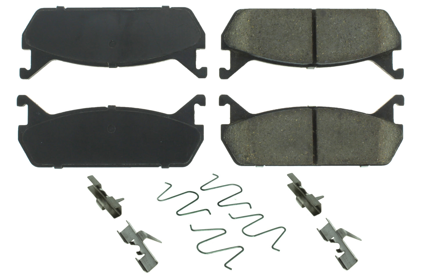 Centric Parts 105.0458 Posi-Quiet Ceramic Brake Pads with Shims and Har Centric Parts 105.0458