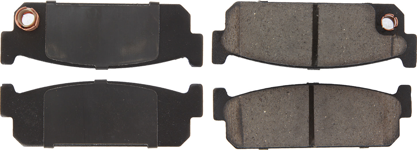 Centric Parts 105.0481 Posi-Quiet Ceramic Brake Pads with Shims and Har Centric Parts 105.0481