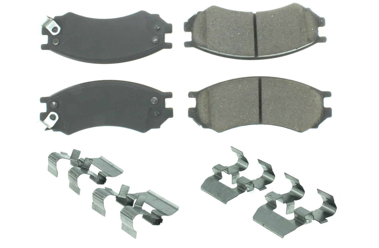Centric Parts 105.0507 Posi-Quiet Ceramic Brake Pads with Shims and Har Centric Parts 105.0507