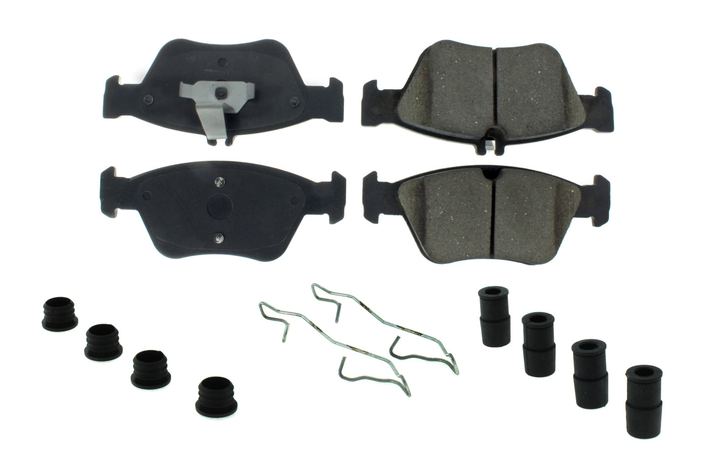 Centric Parts 105.071 Posi-Quiet Ceramic Brake Pads with Shims and Har Centric Parts 105.071