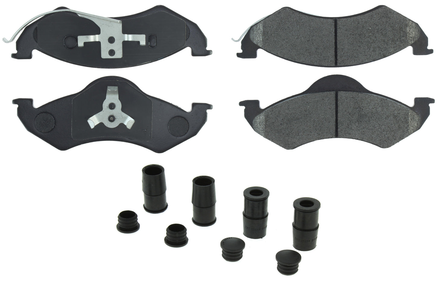 Centric Parts 106.0746 Posi-Quiet Extended Wear Brake Pads with Shims a Centric Parts 106.0746