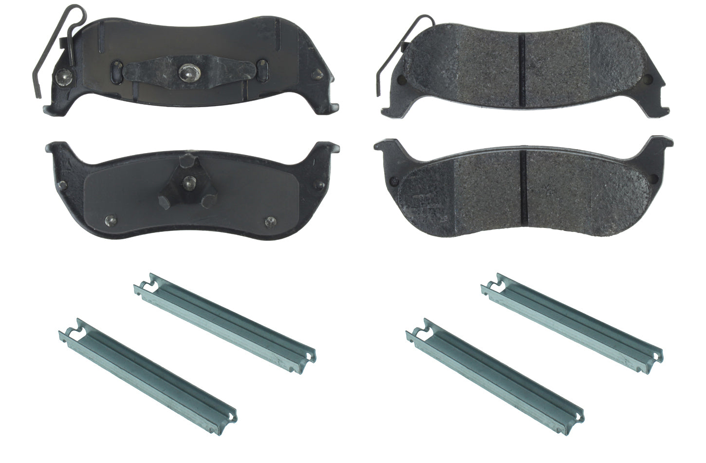 Centric Parts 106.0998 Posi-Quiet Extended Wear Brake Pads with Shims a Centric Parts 106.0998