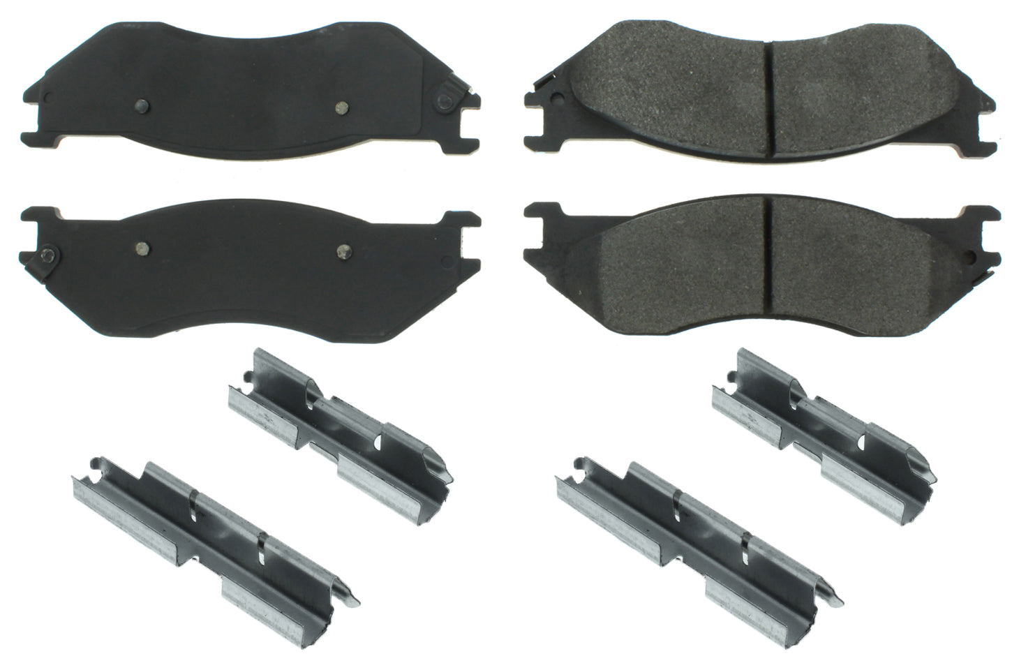 Centric Parts 300.0897 Premium Semi-Metallic Br ake Pads with Shims and Centric Parts 300.0897