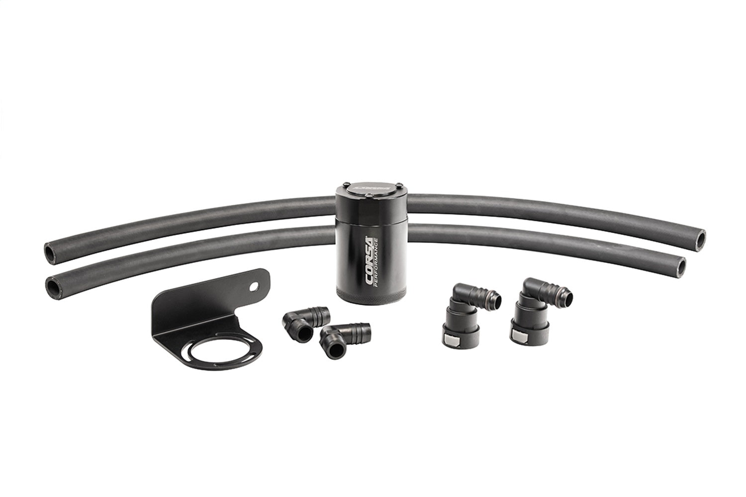 Corsa Performance CC0010 CORSA Performance 3 oz. aluminum oil catch can with mounting bracket Corsa Performance CC0010