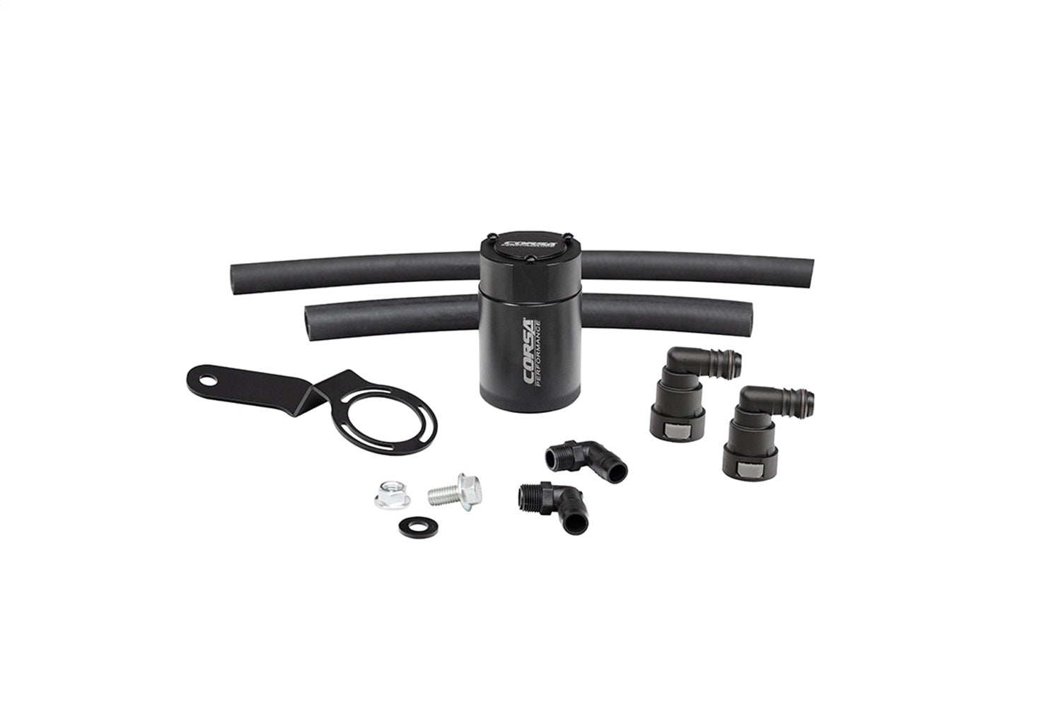 Corsa Performance CC0014 CORSA Performance 3 oz. aluminum oil catch can with mounting bracket Corsa Performance CC0014