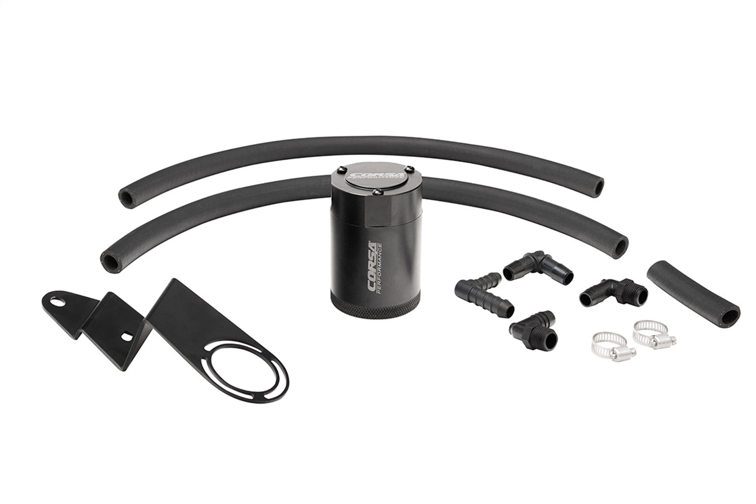Corsa Performance CC0020 CORSA Performance 3 oz. aluminum oil catch can with mounting bracket Corsa Performance CC0020