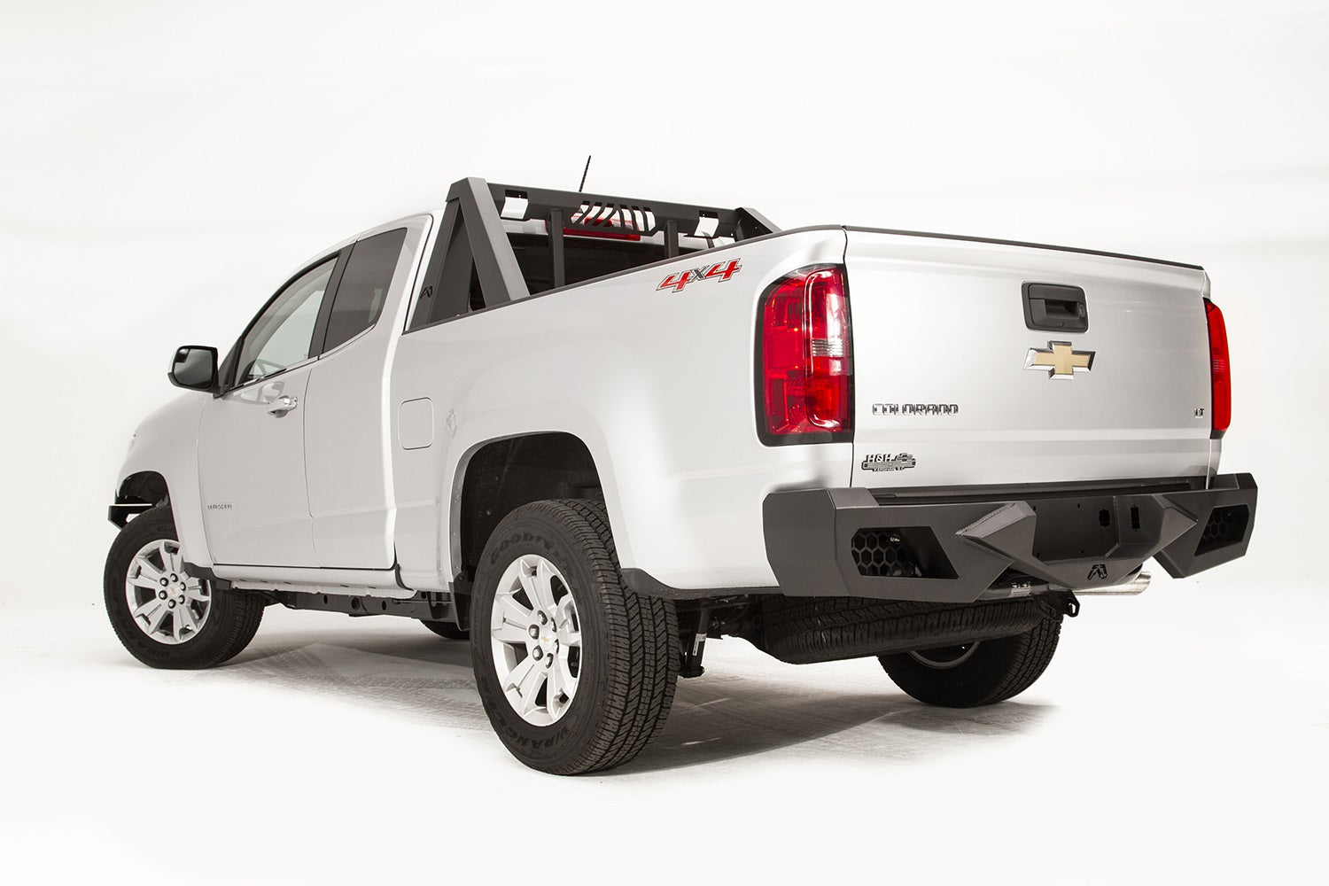 Fab Fours CC15-E3351-B Vengeance Rear Bumper; Uncoated/Paintable; [AWSL]; Fab Fours CC15-E3351-B
