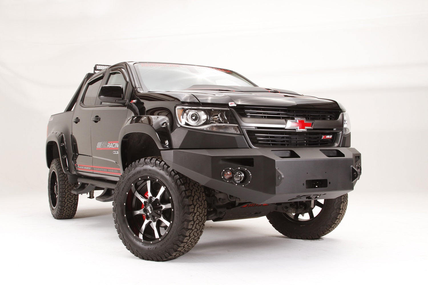 Fab Fours CC15-H3351-B Premium Winch Front Bumper; Uncoated/Paintable; w/No Guard; [AWSL]; Fab Fours CC15-H3351-B