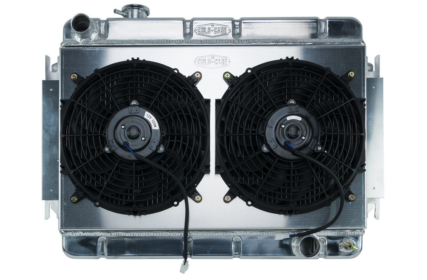 COLD-CASE Radiators CHE542K 66-67 Chevelle Radiator & Dual 12in Fan Kit MT COLD-CASE Radiators CHE542K